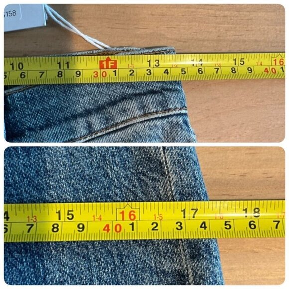 Boyish THE MIKEY High Waist Wide Leg Jeans Sz 26 in MIRROR - Picture 9 of 11